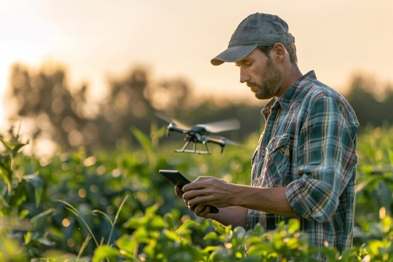 Drones como impulsores de la eficiencia en la producción agrícola